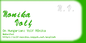 monika volf business card