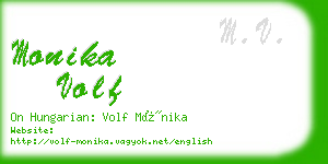 monika volf business card